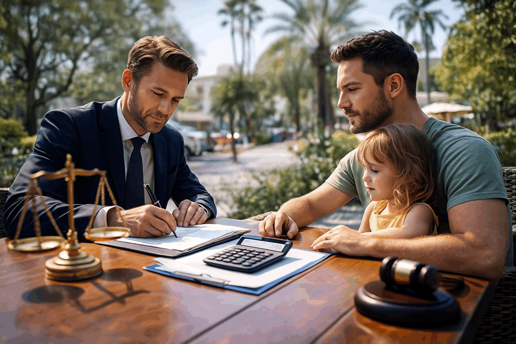 Legal representation and accuracy in child support calculations.