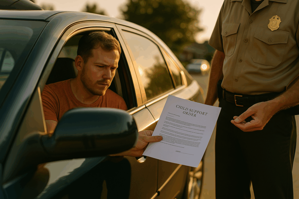 Receiving a new or corrected child support order in Texas.