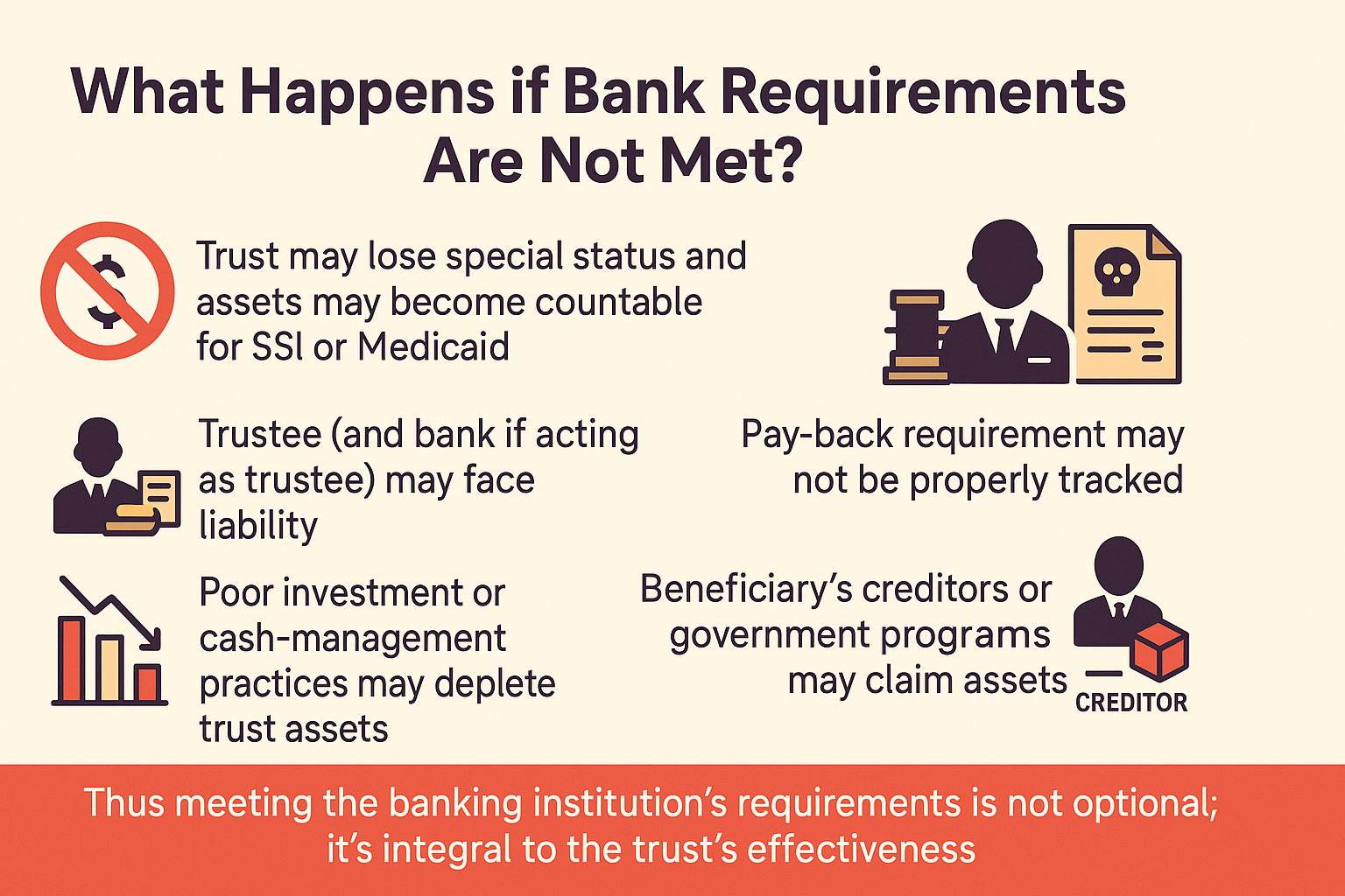 Special Needs Trust Bank Requirements