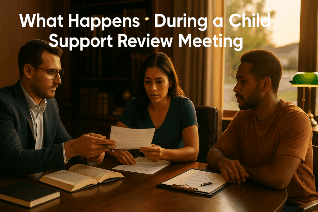 What Happens During a Child Support Review Meeting