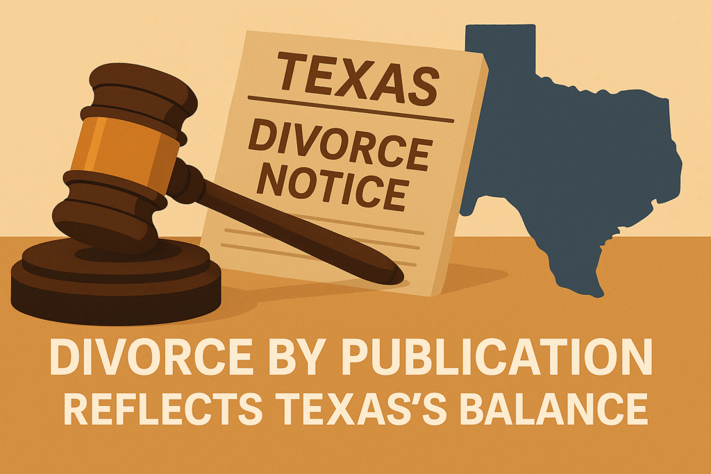 Divorce by Publication in Texas: How Long It Takes and the Legal Side Explained