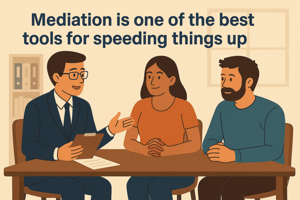 The Mediation Effect: Speeding Things Up
