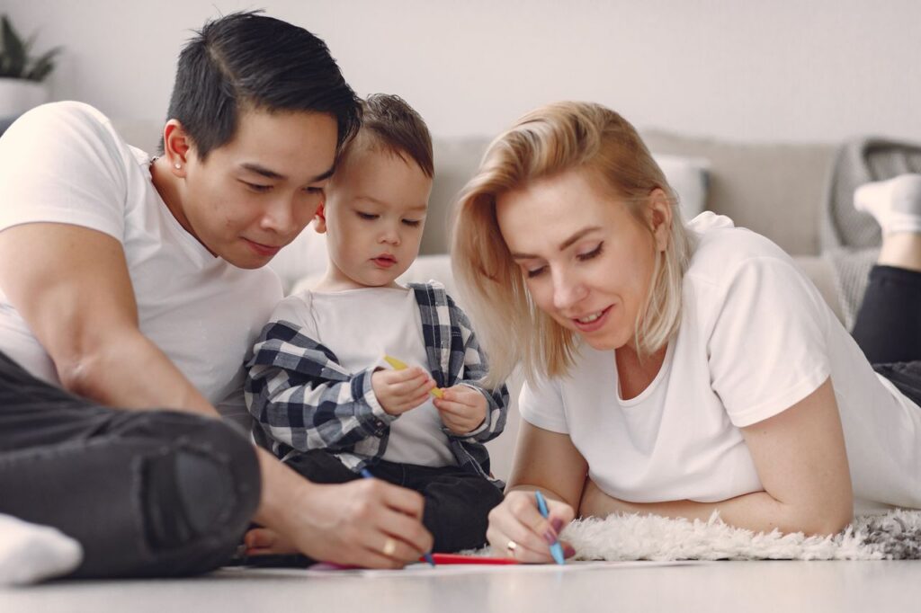 parents with toddler