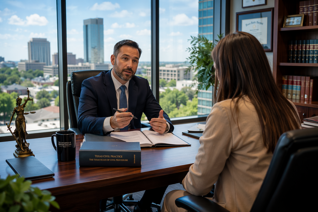 Texas Motion to Retain consultation with family law attorney helping client avoid case dismissal