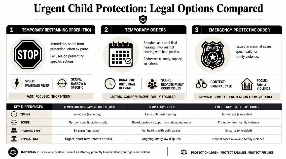 Understanding Your Legal Options for Urgent Protection