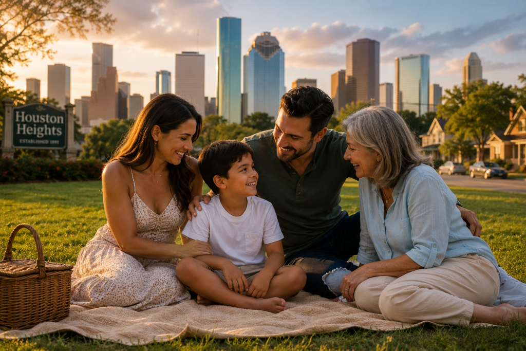 Adoption attorneys in Houston Heights Texas helping a blended family build a stable future through stepparent adoption and compassionate legal guidance.