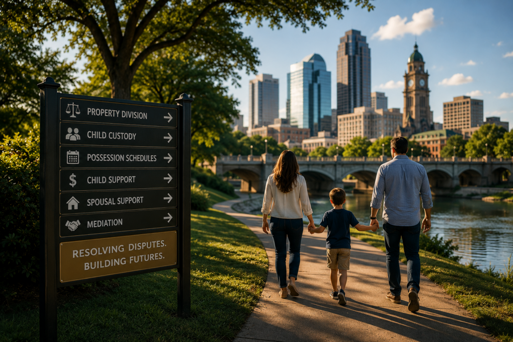 Family Law Mediation Attorneys in Fort Worth Texas helping parents find peaceful solutions for divorce, child custody, and property division through mediation.